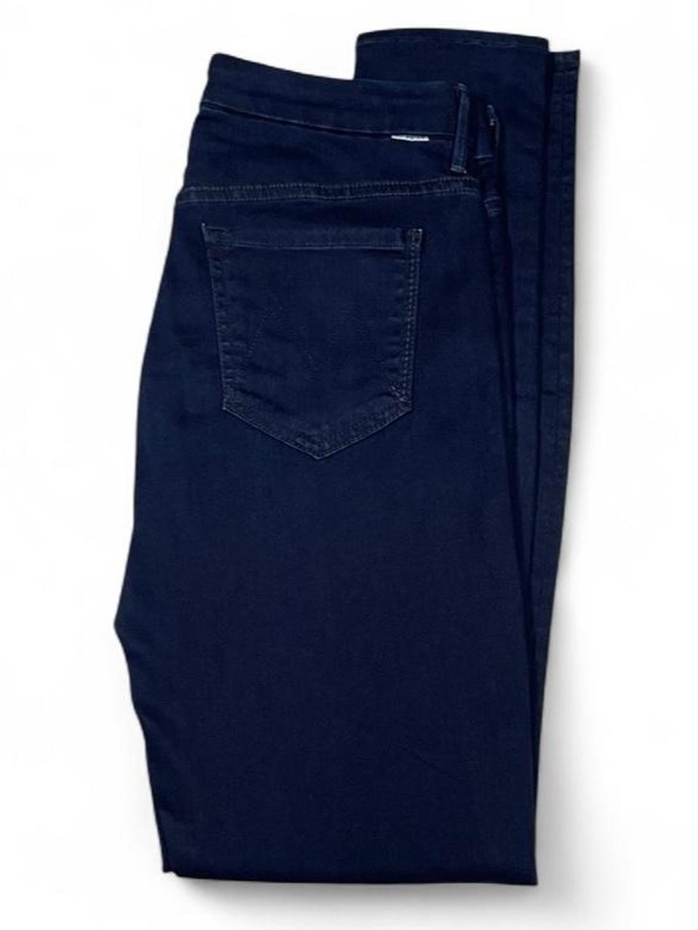 NWOT Mother High Waisted Looker Give Me Liberty Dark Blue Jeans Womens Sz 29 L32